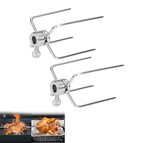 CEEDIR 2er Fleischklammer Fleischnadeln für Grillspieß BBQ Fleischklammer für Drehspieß Multifunktionale Grillgabel Hähnchengrill 304 Edelstahl Hitzebeständig CEEDIR 2er Fleischklammer Fleischnadeln für Grillspieß BBQ Fleischklammer für Drehspieß Multifunktionale Grillgabel Hähnchengrill 304 Edelstahl Hitzebeständig von CEEDIR