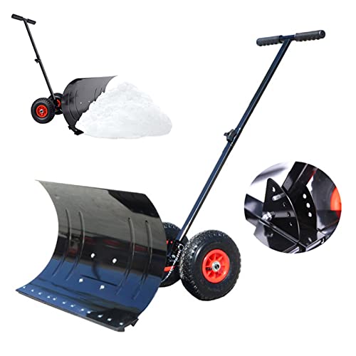 CEEDIR Schneeschaufel mit Rädern Schneeschieber 5-Fach Höhenverstellbar Komfortables Schneeräumen Schneeräumen 75cm Arbeitsbreite, 42 cm Höhe rückenschonender Schneeschild für Garten,Gehwege CEEDIR Schneeschaufel mit Rädern Schneeschieber 5-Fach Höhenverstellbar Komfortables Schneeräumen Schneeräumen 75cm Arbeitsbreite, 42 cm Höhe rückenschonender Schneeschild für Garten,Gehwege von CEEDIR