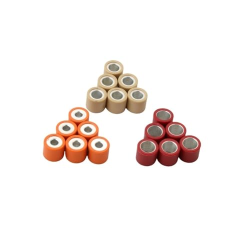 CEESuEB 6PC Variator Roller Gewichte 19x17mm 5g 7g 9g Kompatibel Mit Boulevard125 GP1 EU2 Rambla125 Rambla150 4-hub Roller Motor(19 x 17mm 9g) von CEESuEB