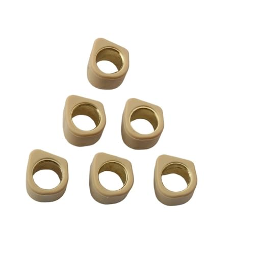 CEESuEB GY6 Racing Variator-Rollengewichte 16 x 13 mm 4 g 5,5 g 6 g 7 g Kompatibel mit Sniper50 DD50 PeopleEU2 S50 Sento50 Like50 Freeway50 4-Takt-Scooter-Motor(16x13mm 6g) von CEESuEB