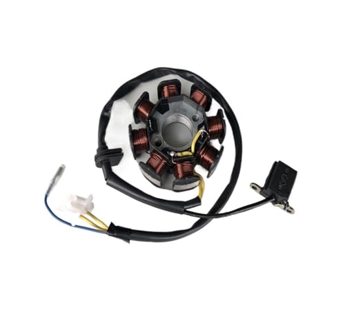 DC Magneto Stator Coil Generator 8 Pole Kompatibel mit WH100T100CC SCR100100CC GCC100100CC Scooter Magnetzylinder(Stator assembly) von CEESuEB