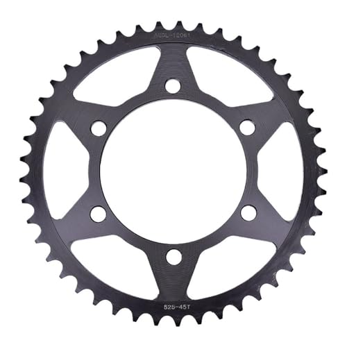Kettenräder vorne hinten 16T 45T Kompatibel mit MT09 MT07 XSR700 XSR900 2023–2024 525 Kettengetriebe(Rear only 45T) von CEESuEB