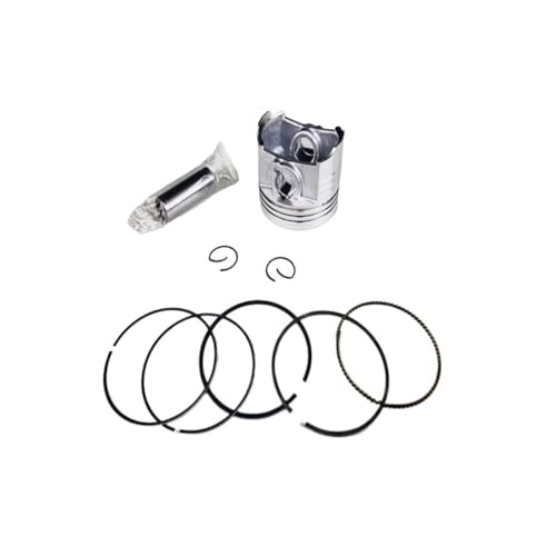 Kolbendichtungssatz, 52,4 mm, 13 mm Stift, kompatibel mit CBF125 KVX125 SDH125, 125-ccm-Motor, Ringgröße 0,8 mm, Motorradkomponenten(Piston and ring) von CEESuEB