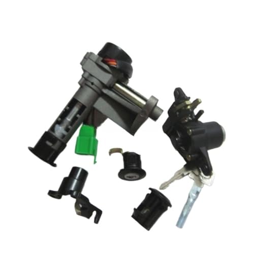 Zündschloss-Schloss-Set, kompatibel mit AN125 125CC HS125T 125CC HJ125T 125CC QS150 150CC Motorrad-Roller-Komplettset Zündschloss-Schloss-Set, kompatibel mit AN125 125CC HS125T 125CC HJ125T 125CC QS150 150CC Motorrad-Roller-Komplettset von CEESuEB