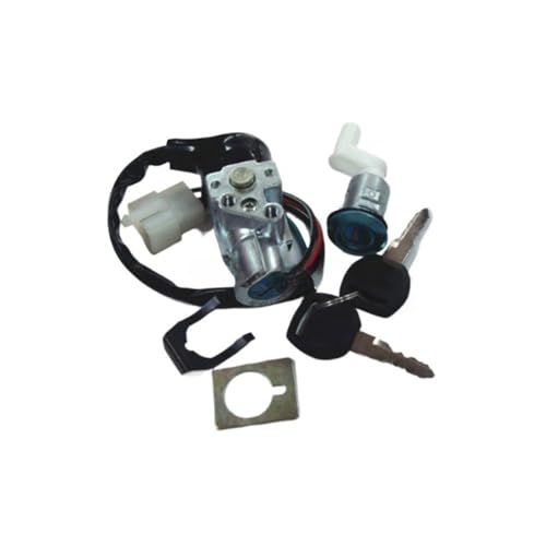 Zündschloss-Schloss-Set, kompatibel mit CD110 110CC JS110 110CC Roller-Motorrad, inklusive Ersatzteilen for elektrische Türschlösser Zündschloss-Schloss-Set, kompatibel mit CD110 110CC JS110 110CC Roller-Motorrad, inklusive Ersatzteilen for elektrische Türschlösser von CEESuEB