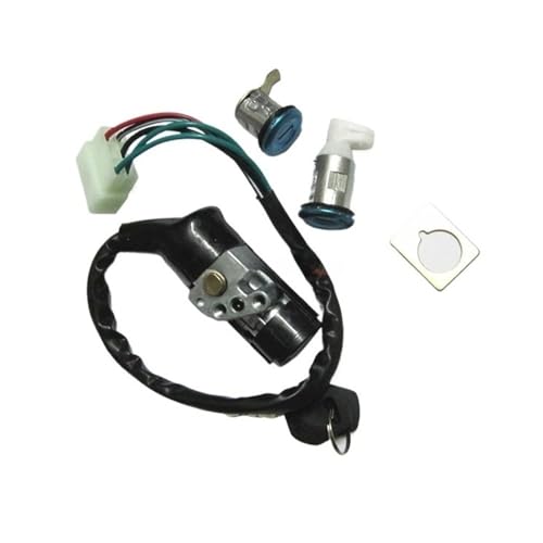 Zündschloss-Schloss-Set, kompatibel mit GY6 125CC GY6 150CC Roller-Motorrad, inklusive Ersatzteilen for elektrische Türschlösser Zündschloss-Schloss-Set, kompatibel mit GY6 125CC GY6 150CC Roller-Motorrad, inklusive Ersatzteilen for elektrische Türschlösser von CEESuEB