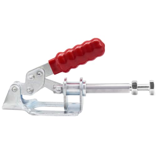 CEEYSEE 1 Stück Schnellspanner GH-302-FM Verstellbar Kippklemme 136KG Push Pull Werkstückschweißklemme Schnell Fixiert Toggle Clamp für Zimmerei, Maschinenbetrieb (GH-302-FM) von CEEYSEE