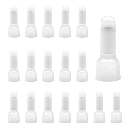CEEYSEE 100 Stück geschlossene Enden Drahtverbinder Nylon Crimp Caps Crimp Closed Line Splice Terminals Stecker (CE1) von CEEYSEE