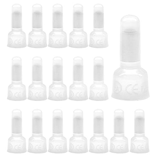 CEEYSEE 100 Stück geschlossene Enden Drahtverbinder Nylon Crimp Caps Crimp Closed Line Splice Terminals Stecker (CE2) von CEEYSEE