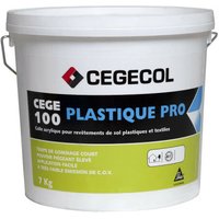 Acrylkleber Bodenbeläge aus Kunststoff und Textilien Cege 100 Plastique pro - Elfenbein - 7kg - 581031 - Ivoire - Cegecol von CEGECOL