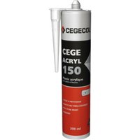 Cege Acryl 150 Acryl-Spachtelmasse - Grau - 300ml - 610665 - Gris - Cegecol von CEGECOL