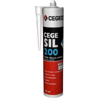 Cegecol - Cege Sil 200 - 300ml - 497864 Silikonkitt für Sanitärfugen von CEGECOL