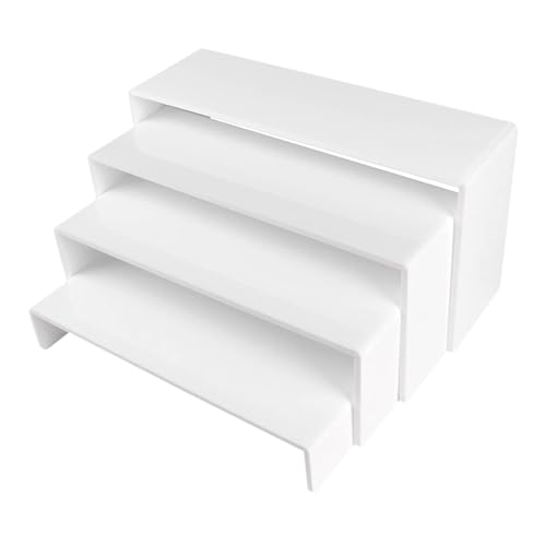 CEHJZQRPL Acryl-Präsentationsständer, Buffet-Riser, 4-teiliges rechteckiges Buffet-Riser-Desserttisch-Präsentationsset, Acryl-Dessert-Präsentationsständer, Präsentationsständerhalter CEHJZQRPL Acryl-Präsentationsständer, Buffet-Riser, 4-teiliges rechteckiges Buffet-Riser-Desserttisch-Präsentationsset, Acryl-Dessert-Präsentationsständer, Präsentationsständerhalter von CEHJZQRPL