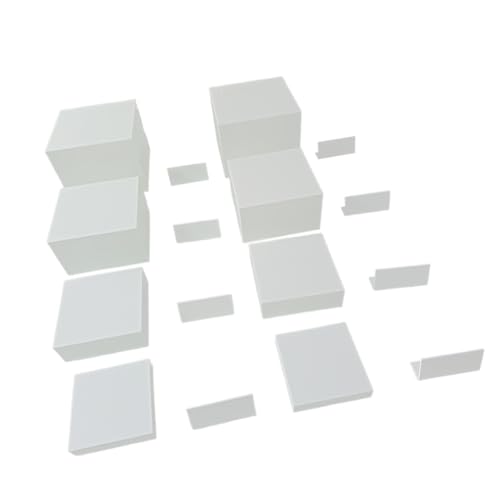 CEHJZQRPL Acryl-Präsentationsständer, Buffet-Riser, 8-teiliges Buffet-Riser-Desserttisch-Präsentationsset mit Beschilderung, Präsentationsständerhalter, Acryl-Würfel-Dessert-Präsentationsständer CEHJZQRPL Acryl-Präsentationsständer, Buffet-Riser, 8-teiliges Buffet-Riser-Desserttisch-Präsentationsset mit Beschilderung, Präsentationsständerhalter, Acryl-Würfel-Dessert-Präsentationsständer von CEHJZQRPL