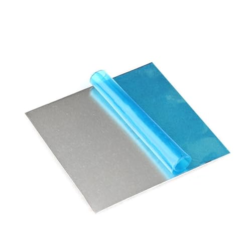 CEHJZQRPL Aluminiumblechplatte, 1 Stück reines Aluminium 1060 Aluminium-Flachblech, Maschinenteile, DIY-Materialnummer, Teiledicke 1 mm, 2 mm, 3 mm, 4 mm, 5 mm(Thick 2mm,100x100mm) von CEHJZQRPL