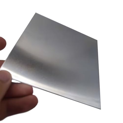 CEHJZQRPL Aluminiumblechplatte, 1060 reines Aluminium-Flachblech, Maschinenteile, Aluminium, elektrische DIY-Anwendung, 3D-gedruckter Desktop(100x100x2mm (5Pcs)) von CEHJZQRPL