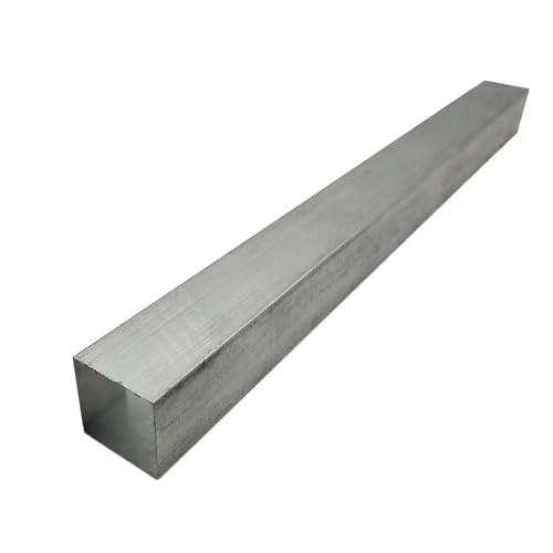 CEHJZQRPL Aluminiumblechplatte, T6-Vollblockplatte, Bearbeitung quadratischer Aluminium-Flachstangenplatte, CNC-Blockbearbeitung, Metall 6061(25x25x500mm 1pc) von CEHJZQRPL