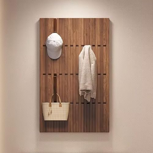 CEHJZQRPL An der Wand montierte Garderobenhaken, Kleiderbügel for Klaviertasten, Kleiderbügel aus natürlichem Massivholz, herunterklappbare, einzigartige, Moderne Haken(55 * 168cm) von CEHJZQRPL