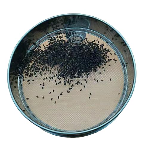 CEHJZQRPL Gartensieb, Erdsieb, Laborsieb, Pollensieb, Prüfsieb, Mehlsieb Edelstahl, Silber, Durchmesser 15 cm(Mesh 0.1mm) von CEHJZQRPL