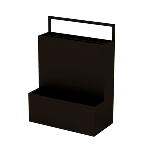 CEHJZQRPL Gewerblicher Regenschirm-Organizer, Regenschirmeimer aus Metall mit großer Kapazität, Fußpolster an der Unterseite und Metallrahmen(A,48 * 27 * 65cm/18.9 * 10.6 * 25.6in) von CEHJZQRPL