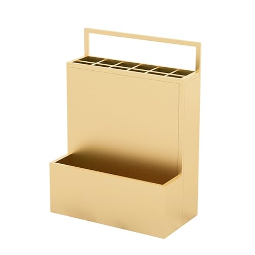 CEHJZQRPL Gewerblicher Regenschirm-Organizer, Regenschirmeimer aus Metall mit großer Kapazität, Fußpolster an der Unterseite und Metallrahmen(B,38 * 26 * 53cm/15 * 10.2 * 20.9in) von CEHJZQRPL