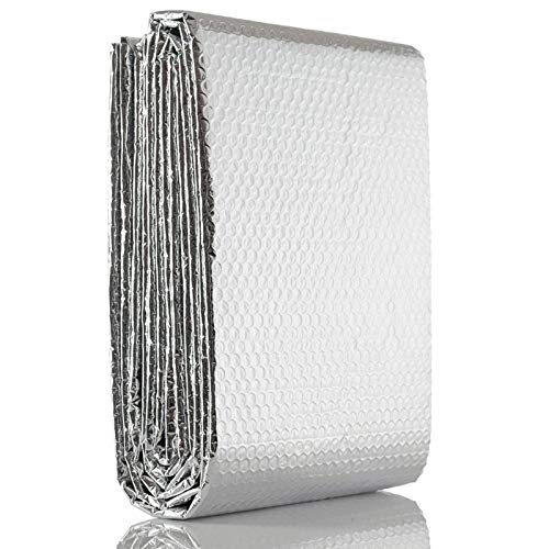 CEHJZQRPL Heizkörper-Reflektorplatten, selbstklebende Aluminium-Luftpolsterfolie, Dampfsperre, thermisch, mehrere Größen(1mx7m) von CEHJZQRPL