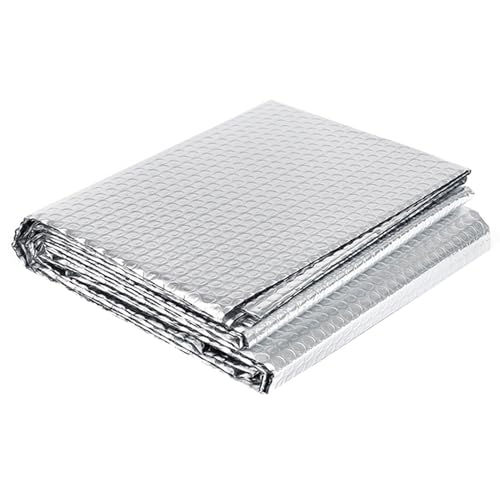 CEHJZQRPL Heizkörperreflektorplatten, Aluminium-Doppelblasen-Isolierrolle, selbstklebend, reflektierend, silberfarben, mehrere Größen(1x3m) von CEHJZQRPL