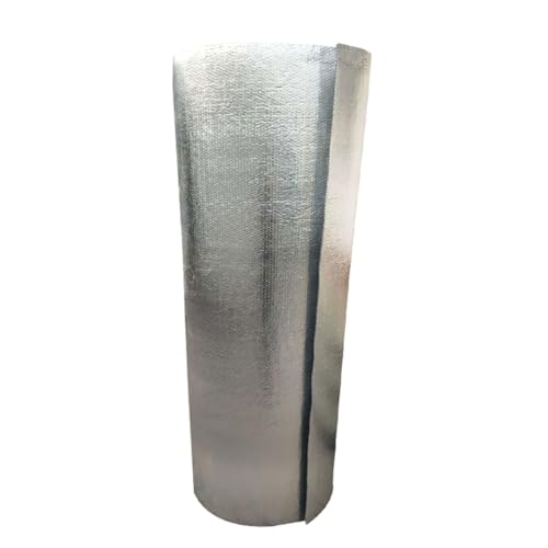 CEHJZQRPL Heizkörperreflektorplatten, Heizkörper-Wärmeabweiserfolie, Isolierrolle, Doppel-Aluminium-Blasen-Wärmereflektor, mehrere Größen(1x5m) von CEHJZQRPL