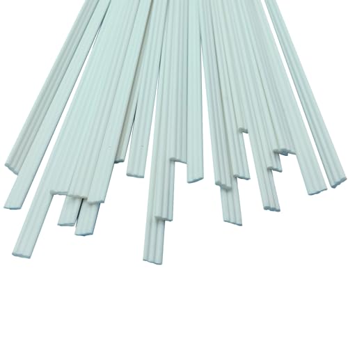 CEHJZQRPL Kunststoff-Schweißstäbe, Kunststoff-Schweißstäbe, Schweißstäbe, CPVC-Material, drei Stränge, Gewicht 1 kg(White) von CEHJZQRPL