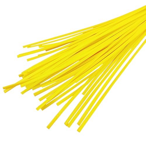 CEHJZQRPL Kunststoff-Schweißstäbe, Kunststoff-Schweißstäbe, Schweißstäbe, HD-PE-Material, 50 Stück(Yellow) von CEHJZQRPL
