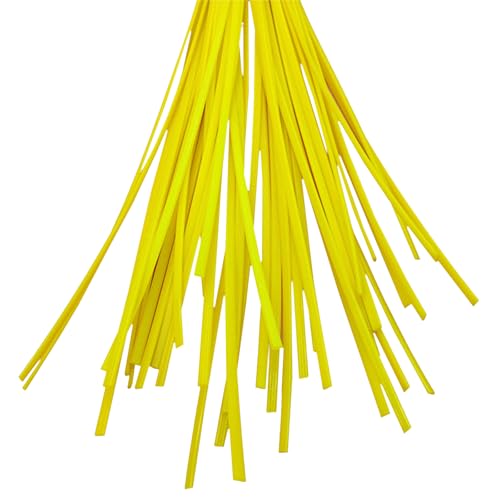 CEHJZQRPL Kunststoff-Schweißstäbe, Kunststoff-Schweißstäbe, Schweißstäbe, PP-Material, Doppelstrang, 50 Stück(Yellow) von CEHJZQRPL