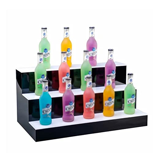 CEHJZQRPL LED beleuchtetes Regal für Spirituosenflaschen, Bar-Bier-Schnapsflaschen-Display for den gewerblichen Gebrauch mit Fernbedienung von CEHJZQRPL