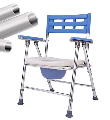 CEHJZQRPL Medizinischer Nachttisch-Toilettenstuhl mit Sicherheitsrahmenschienen, Badezimmer-Töpfchenstuhl for Erwachsene, Toilettenstuhl, max. 150 kg CEHJZQRPL Medizinischer Nachttisch-Toilettenstuhl mit Sicherheitsrahmenschienen, Badezimmer-Töpfchenstuhl for Erwachsene, Toilettenstuhl, max. 150 kg von CEHJZQRPL