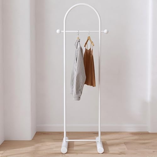 CEHJZQRPL Multifunktionaler Kleiderständer fürs Schlafzimmer, Kleiderständer, tragbarer Kleiderschrank, robuster Kleiderständer(White,40cm/15.7in) von CEHJZQRPL