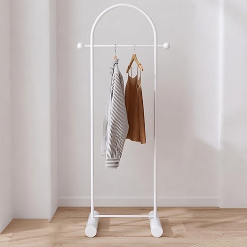 CEHJZQRPL Multifunktionaler Kleiderständer fürs Schlafzimmer, Kleiderständer, tragbarer Kleiderschrank, robuster Kleiderständer(White,60cm/23.6in) von CEHJZQRPL