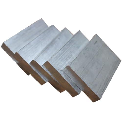 CEHJZQRPL Quadratische Aluminium-Flachstange, Aluminium-Flachstange, Aluminiumstangenplatte, geeignet for Formen, Dicke 5 mm(Width:10mm(5pcs)) von CEHJZQRPL