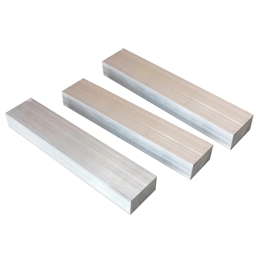 CEHJZQRPL Quadratische Aluminium-Flachstange, Aluminium-Flachstange, Aluminiumstangenplatte, geeignet for Formen, Dicke 5 mm(Width:20mm(3pcs)) von CEHJZQRPL