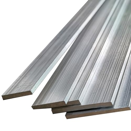CEHJZQRPL Quadratische Aluminium-Flachstange, Aluminium-Flachstange, Aluminiumstangenplatte, geeignet for den Einsatz in Hardware-Maschinen, 50 cm lang(Thick:8mm,Width:6mm) von CEHJZQRPL
