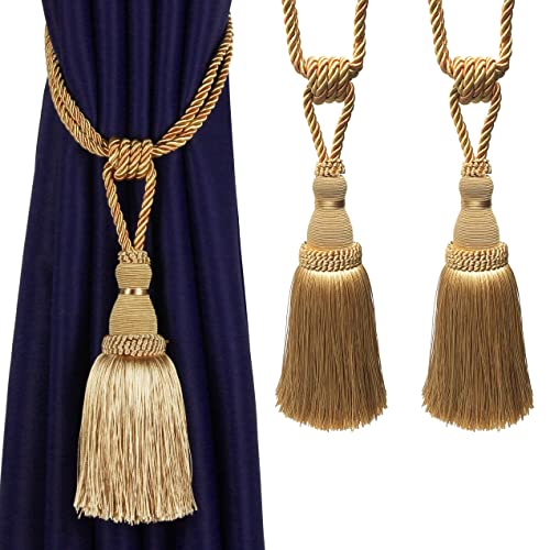 CEHJZQRPL Quasten-Vorhanghalter Dekorative Vorhang Raffhalter Handgefertigte Elegante Seil Krawatten Quasten Holdbacks for Vorhänge CEHJZQRPL Quasten-Vorhanghalter Dekorative Vorhang Raffhalter Handgefertigte Elegante Seil Krawatten Quasten Holdbacks for Vorhänge von CEHJZQRPL