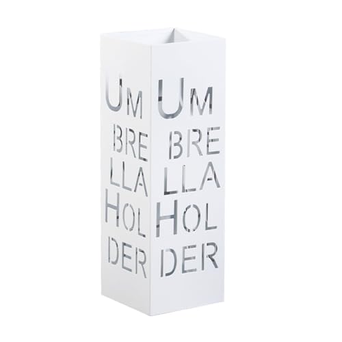 CEHJZQRPL Regenschirmhalter-Racks, kommerzieller Regenschirm-Organizer aus Metall mit großer Kapazität, Regenschirmhalter(White) von CEHJZQRPL