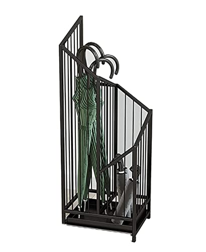 CEHJZQRPL Regenschirmkorb Regenschirmständer Nordic Metall Regenschirmständer Ständer Rechteck Kreativer Regenschirmhalter von CEHJZQRPL