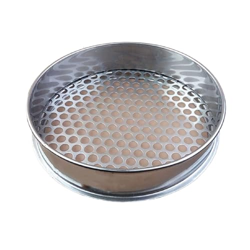 CEHJZQRPL Sandsieb Gartensieb Sieb Metall Kompostsieb Rüttelsieb Gartengerät for Erde und Steine ​​Durchmesser 20 cm(Mesh 12.5mm) von CEHJZQRPL