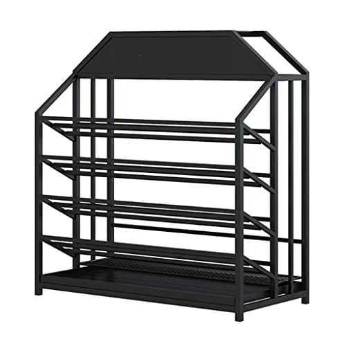 CEHJZQRPL Schirmständer mit großer Kapazität | Schirmständer aus Metall for Einkaufszentrum/Schule/Hotel | Mehrschichtiger Schirmständer(Black,48x30x60cm) von CEHJZQRPL