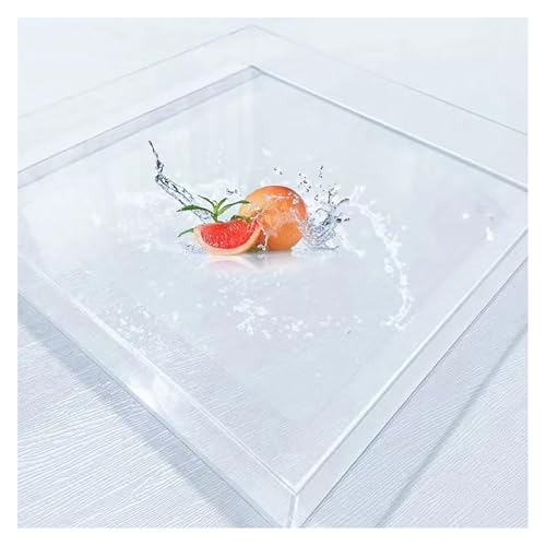 CEHJZQRPL Transparenter Acryl-Wassertank, flaches Waschbecken, Schießrequisiten, Aufbewahrungsbox for tiefen Wassertank, Kaffeetablett(30x20x5cm/11.8x7.9x2in) von CEHJZQRPL