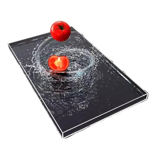 CEHJZQRPL Transparentes Acryl-Fotografietablett, transparentes Acryl-Fotografie-Tablett for flache Wassertanks, Vitrine(39.4x31.5x3.9in) von CEHJZQRPL