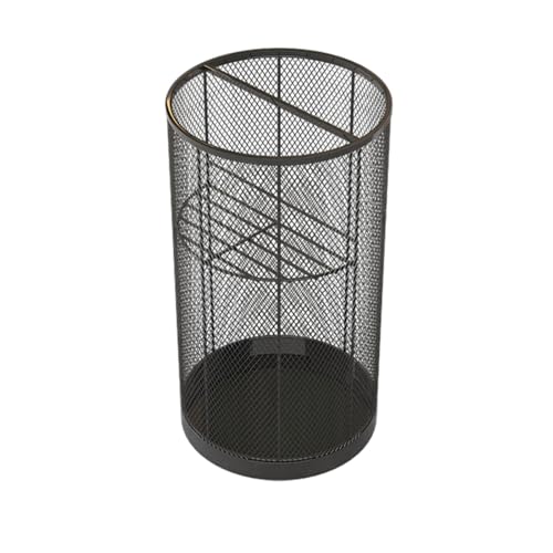 CEHJZQRPL Zylindrischer kommerzieller Schirmhalter aus Metall mit Metallrahmen for den Eingangsbereich. Schirmständer aus Metall.(Black,30 * 55cm/11.8 * 21.7in) von CEHJZQRPL