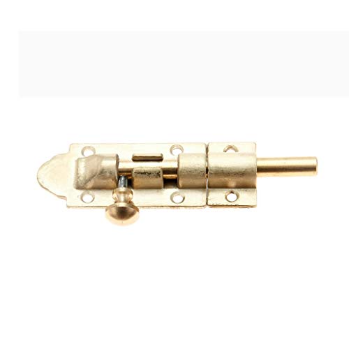Chinesisches Bronze-Antikschloss 1 Stück 120 mm Vintage Barrel Latch Schranktürschloss Schieberiegel Hefter Torriegel Hardware Antike Bronze Messing Schranktürriegel(Argento) von CEHJZQRPL
