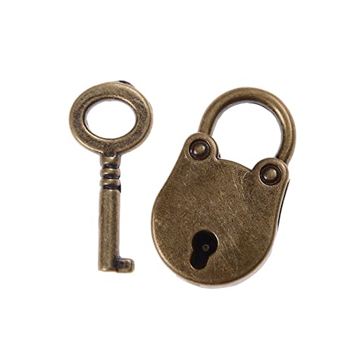Chinesisches Bronze-Antikschloss 1PC Bronze Vintage Alte Antike Mini Archaize Vorhängeschlösser Schlüsselschloss mit Schlüssel Combinacion Chinesisches Bronze-Antikschloss 1PC Bronze Vintage Alte Antike Mini Archaize Vorhängeschlösser Schlüsselschloss mit Schlüssel Combinacion von CEHJZQRPL