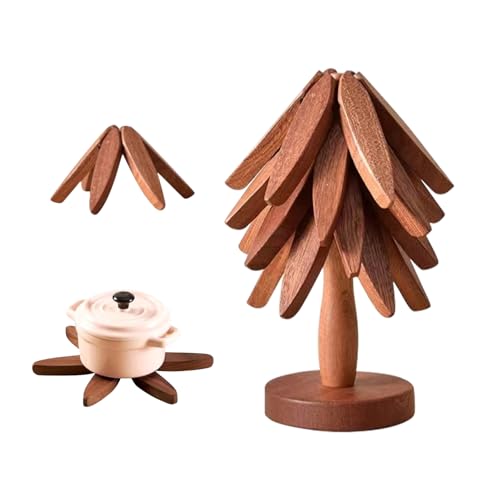 Christmas Tree Coasters with 3 Heat Resistant Mat,CEIEVER Wooden Trivet for Hot Dishes Tree Shape Trivet Set Tree Coasters for Hot Dishes/Hot Pot Holders/Pot/Bowl/Teapot Christmas Tree Coasters with 3 Heat Resistant Mat,CEIEVER Wooden Trivet for Hot Dishes Tree Shape Trivet Set Tree Coasters for Hot Dishes/Hot Pot Holders/Pot/Bowl/Teapot von CEIEVER