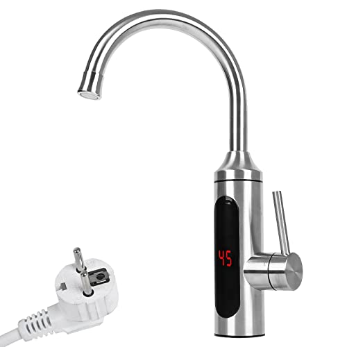 Elektrisch Wasserhahn mit Durchlauferhitzer 230V,CEIEVER Elektrische Heizung Wasserhahn LCD Temperaturanzeige 360°Misch Drehung KüChenarmatur Armatur mit Sofortiger Warmwasserbereiter für Küche Elektrisch Wasserhahn mit Durchlauferhitzer 230V,CEIEVER Elektrische Heizung Wasserhahn LCD Temperaturanzeige 360°Misch Drehung KüChenarmatur Armatur mit Sofortiger Warmwasserbereiter für Küche von CEIEVER